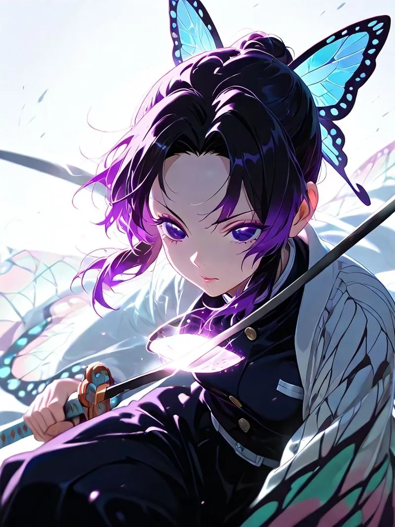 Hình nền Kimetsu Yaiba Shinobu ngầu đầy cuốn hút