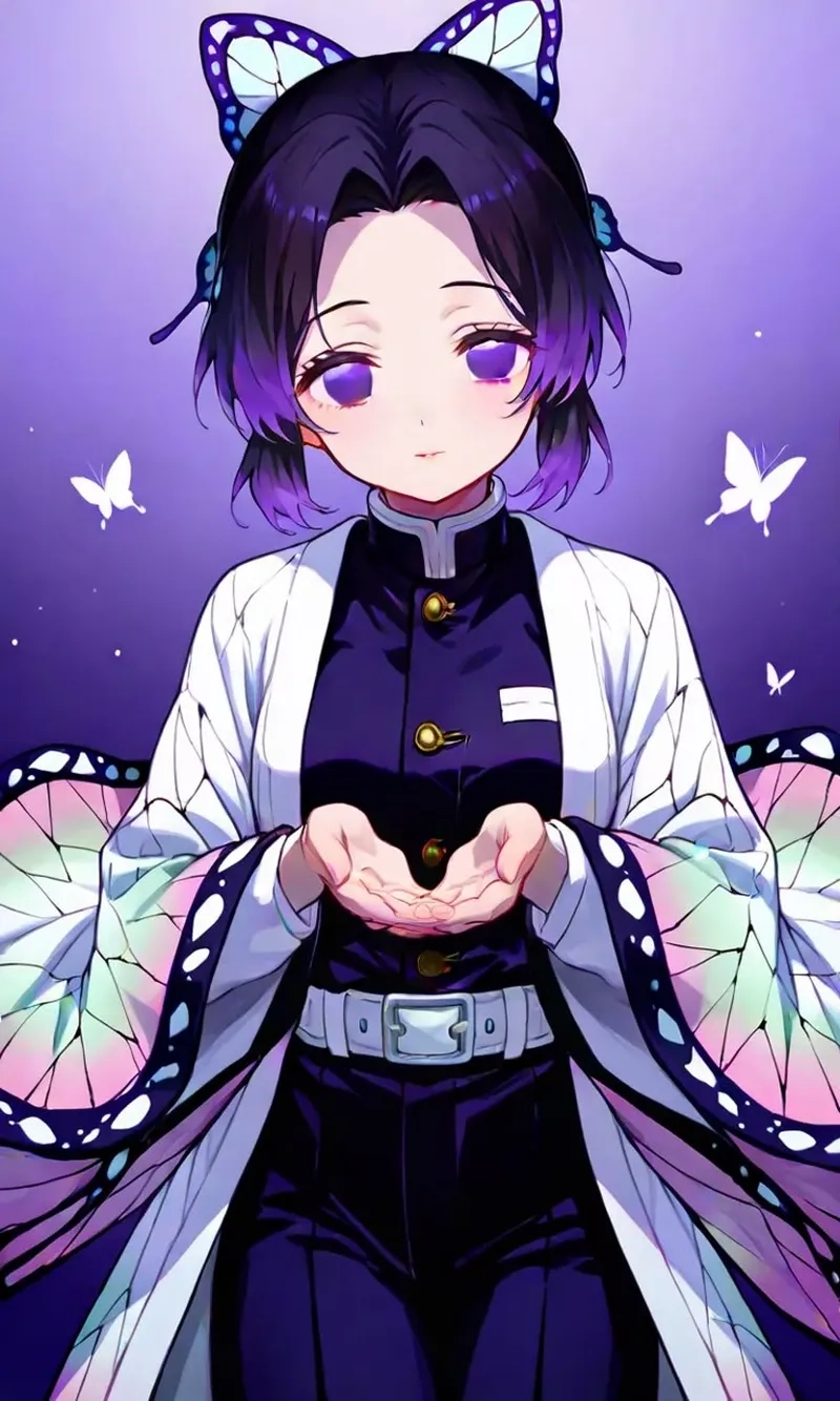 Ảnh anime Shinobu chuẩn nét thần thái kiêu sa