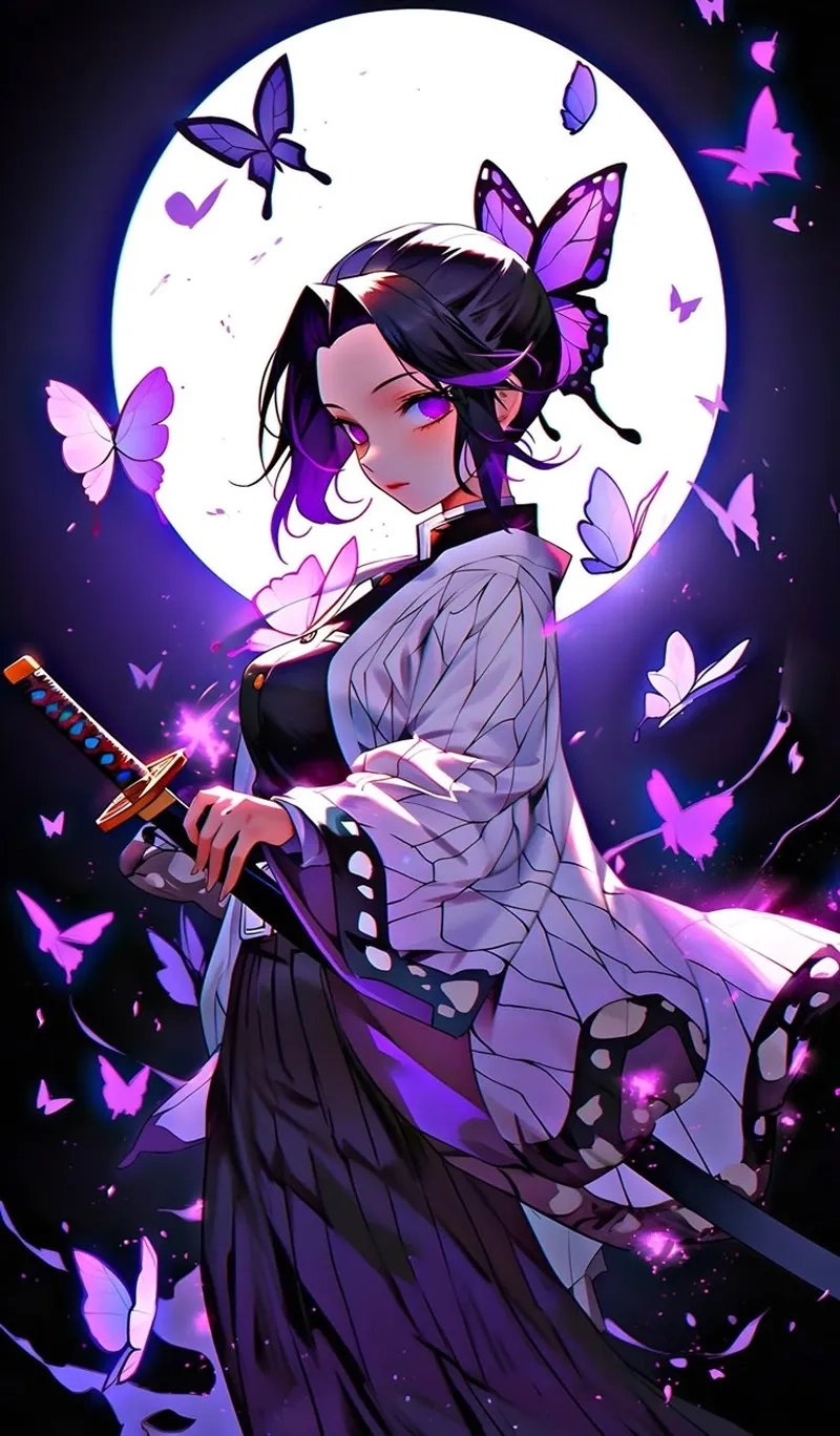 Hình ảnh anime Shinobu đẹp rực rỡ từng khoảnh khắc