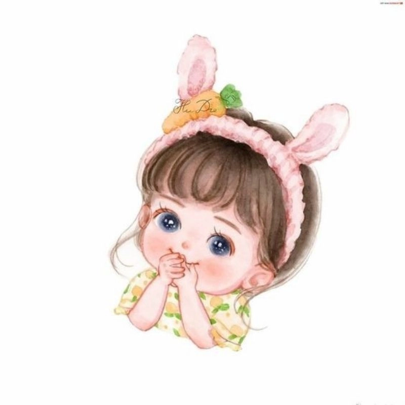 Con gái chibi với biểu cảm siêu hài hước