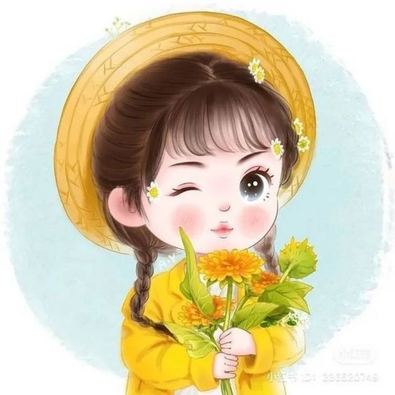 Cô gái chibi cute phong cách nhẹ nhàng