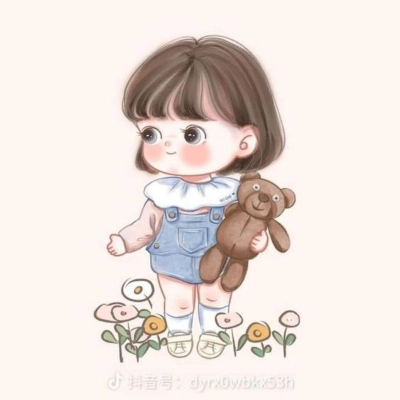 Hình vẽ con gái đẹp dịu dàng bằng nét bút