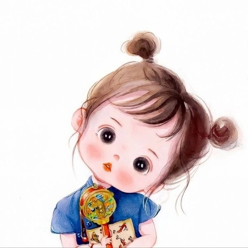 Hình ảnh cô gái cute chibi dịu dàng dễ mến