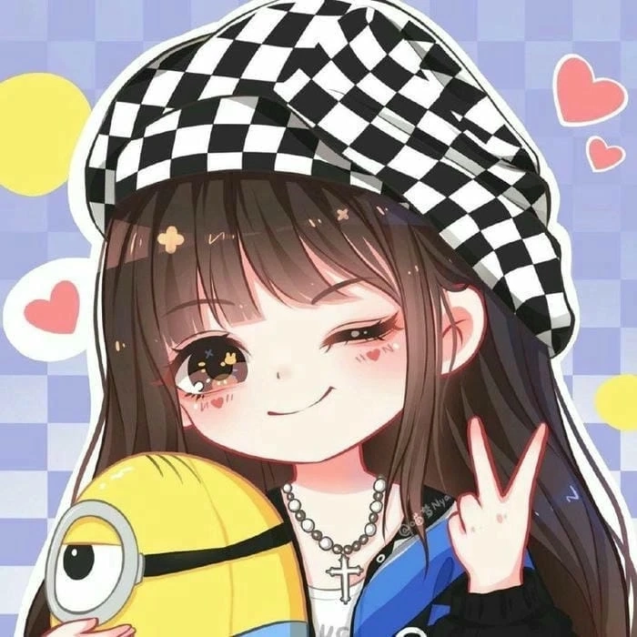 Hình cô gái chibi cute nét dễ thương lạ