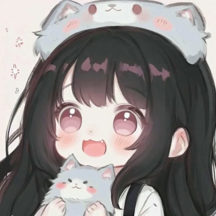 Hình chibi con gái dễ thương đậm phong cách