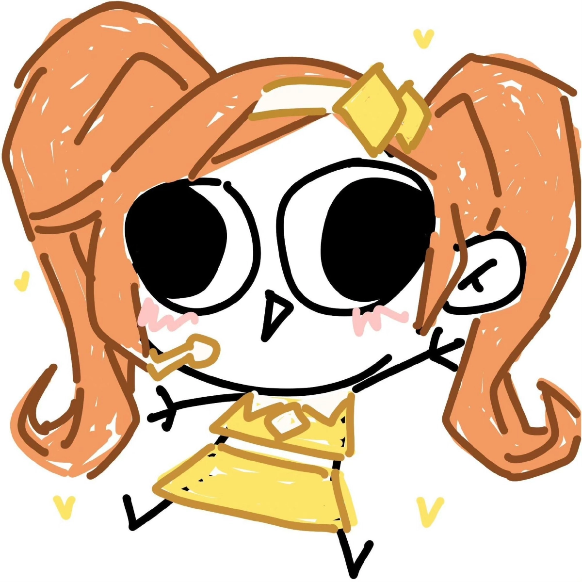 Avatar nữ chibi cute đầy sức sống và tươi trẻ
