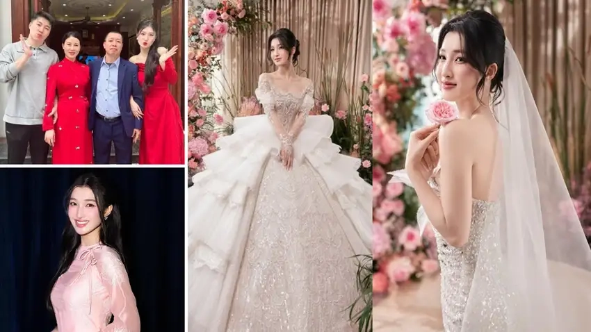 Á hậu Phương Nhi lên xe hoa về nhà chồng giàu có