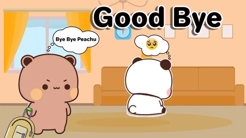 Meme tạm biệt thể hiện lời chào không nói nên lời
