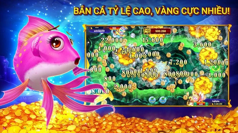 Hình ảnh kho súng trong game bắn cá Rikvip đổi thưởng.