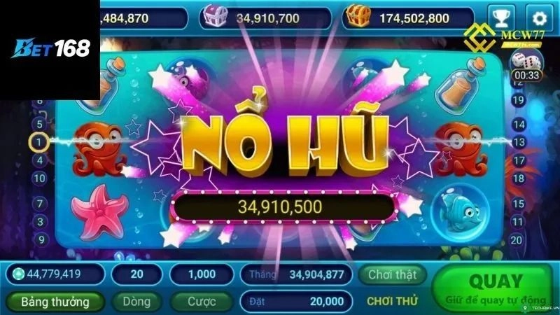 Tính năng đặc biệt và đồ họa trong game nổ hũ Bet168