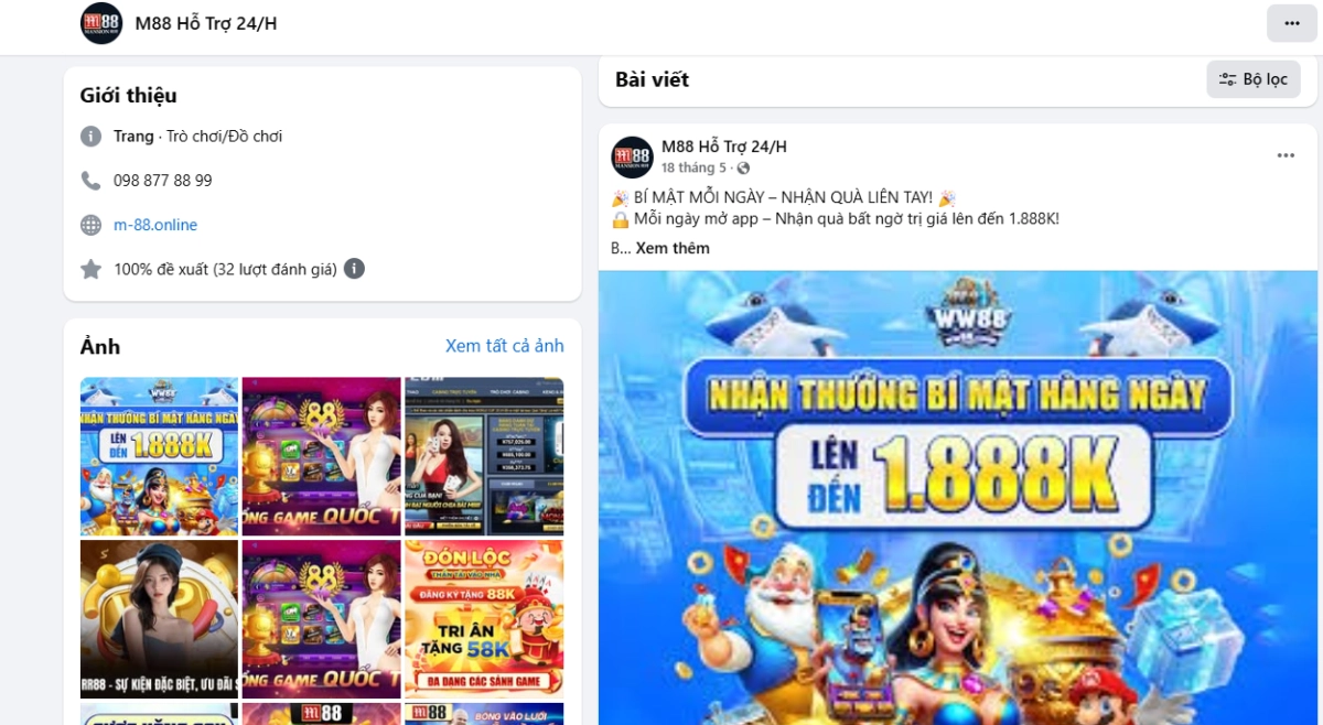 Phản hồi hoặc nhận hỗ trợ trên Facebook và website