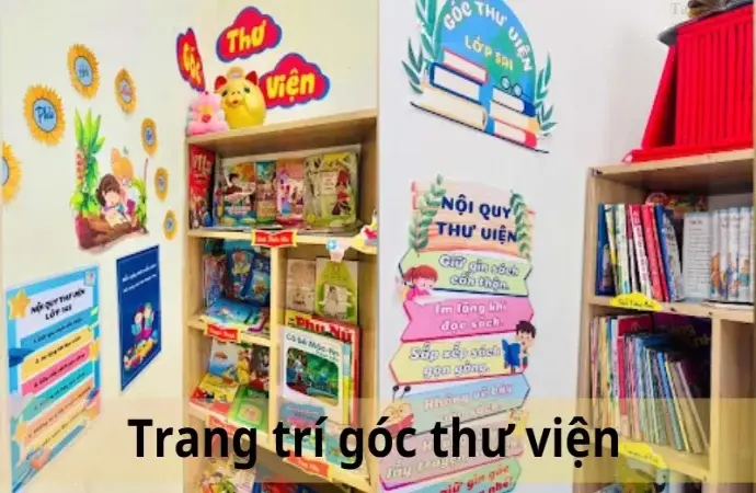 10+ mẫu trang trí góc thư viện sáng tạo, độc đáo và thu hút cho trường học