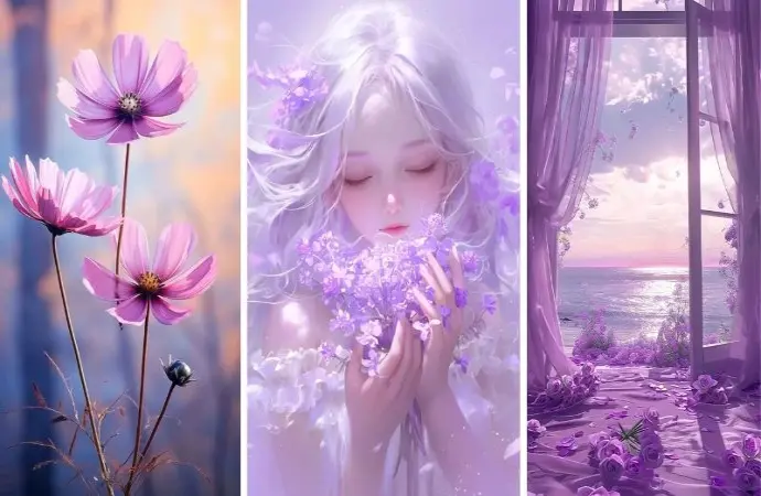 Cập nhật bộ sưu tập avatar màu tím độc đáo cho giới trẻ