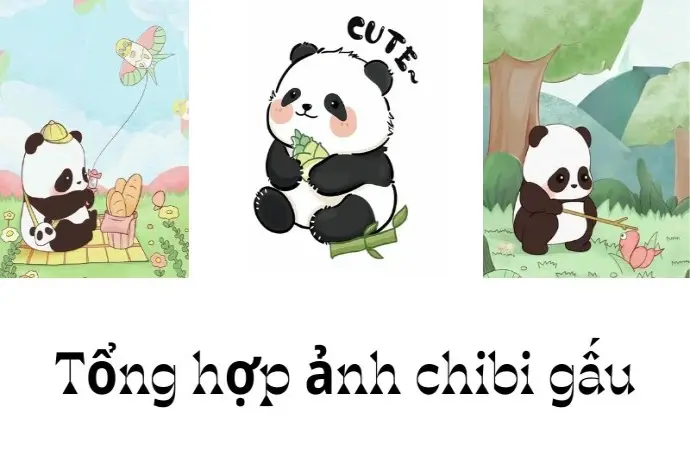 Loạt ảnh chibi gấu cute khiến dân mạng phát cuồng vì yêu