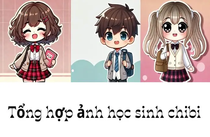 55+ ảnh học sinh chibi cực dễ thương gây sốt cộng đồng mạng