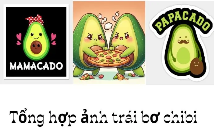 Hình ảnh trái bơ chibi và ý nghĩa vượt ngoài mong đợi