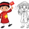 Chibi Áo Dài Việt Nam: Vẻ Đẹp Dễ Thương Trên Trang Phục Truyền Thống