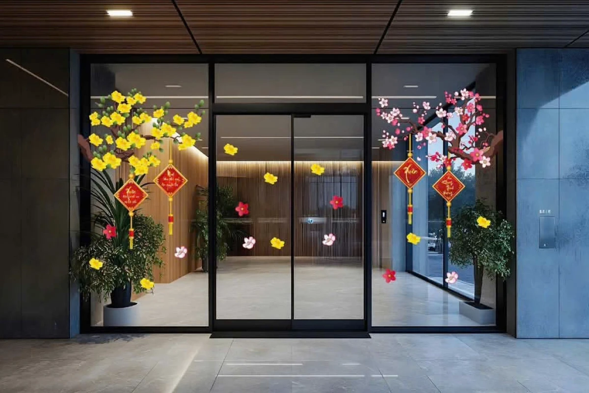 Decal Trang Trí Tết Quận Bình Thạnh: Điểm nhấn cho không gian đón Xuân 2026