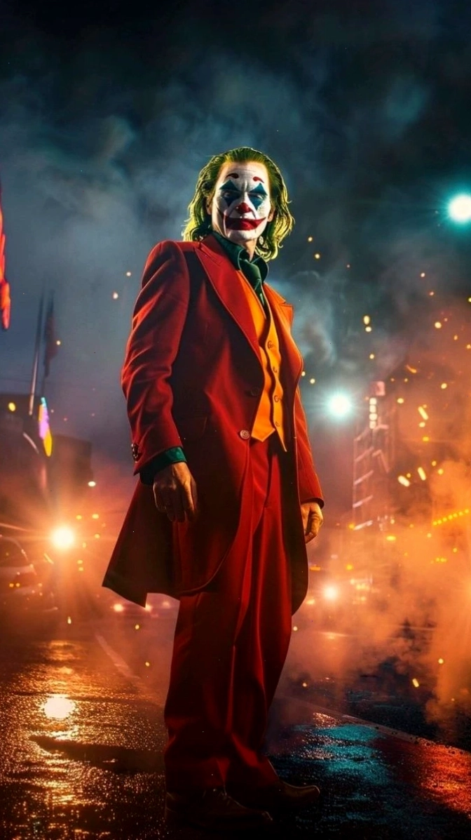 Ảnh nền Joker phong cách graffiti ấn tượng trên điện thoại