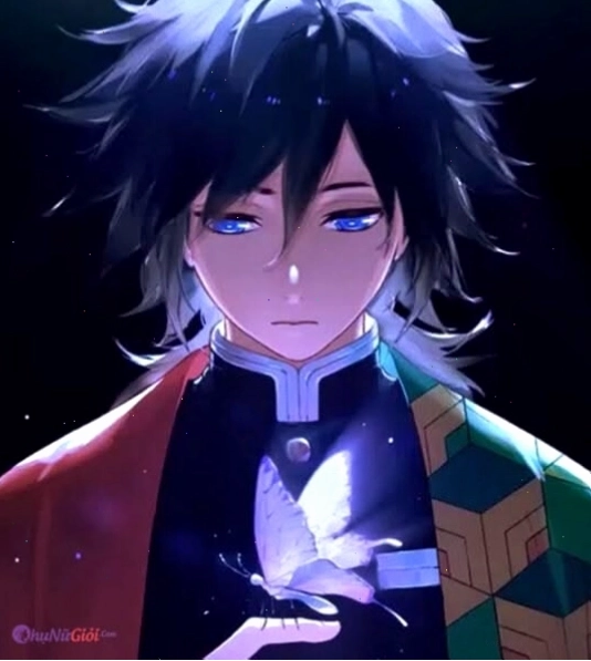 Avatar anime nam mờ với ánh mắt sâu hút