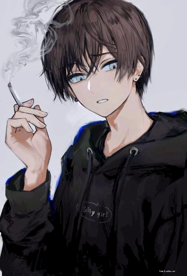 Avatar anime nam ngầu buồn thể hiện sự từng trải
