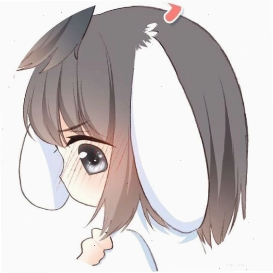 Avatar chibi anime mờ dễ thương