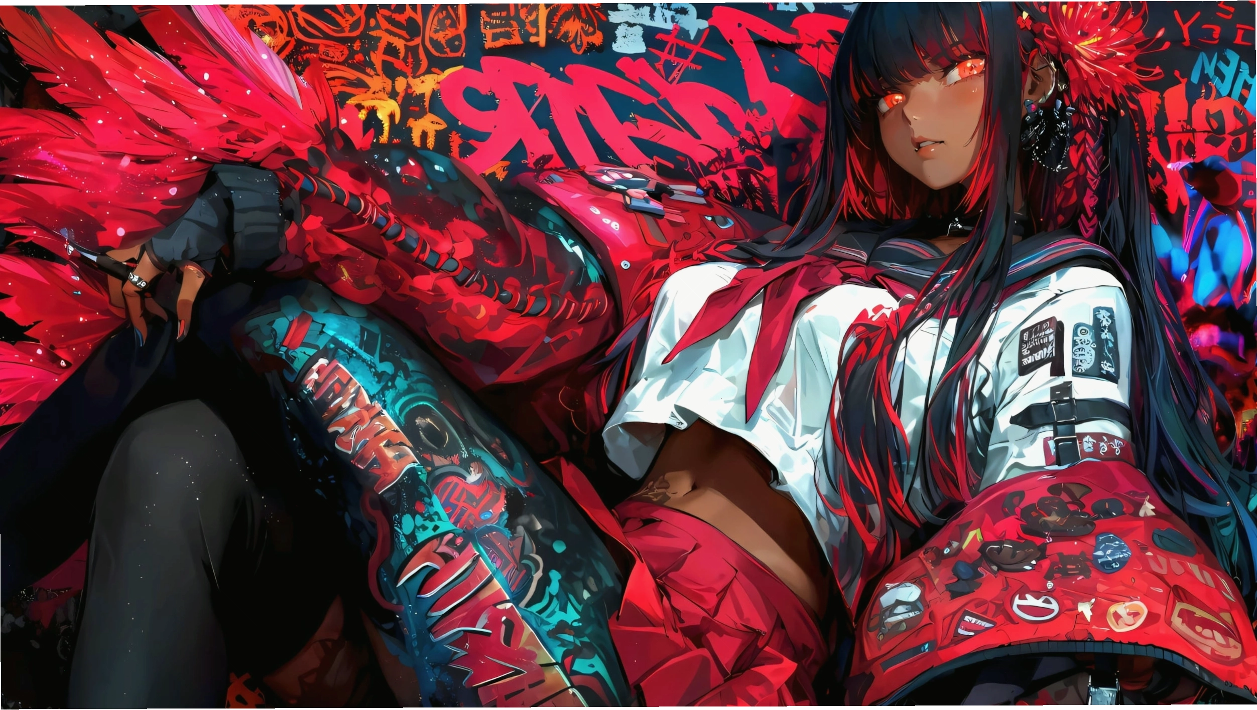 Avatar nam anime đẹp trai với mái tóc bạch kim và ánh mắt sắc sảo