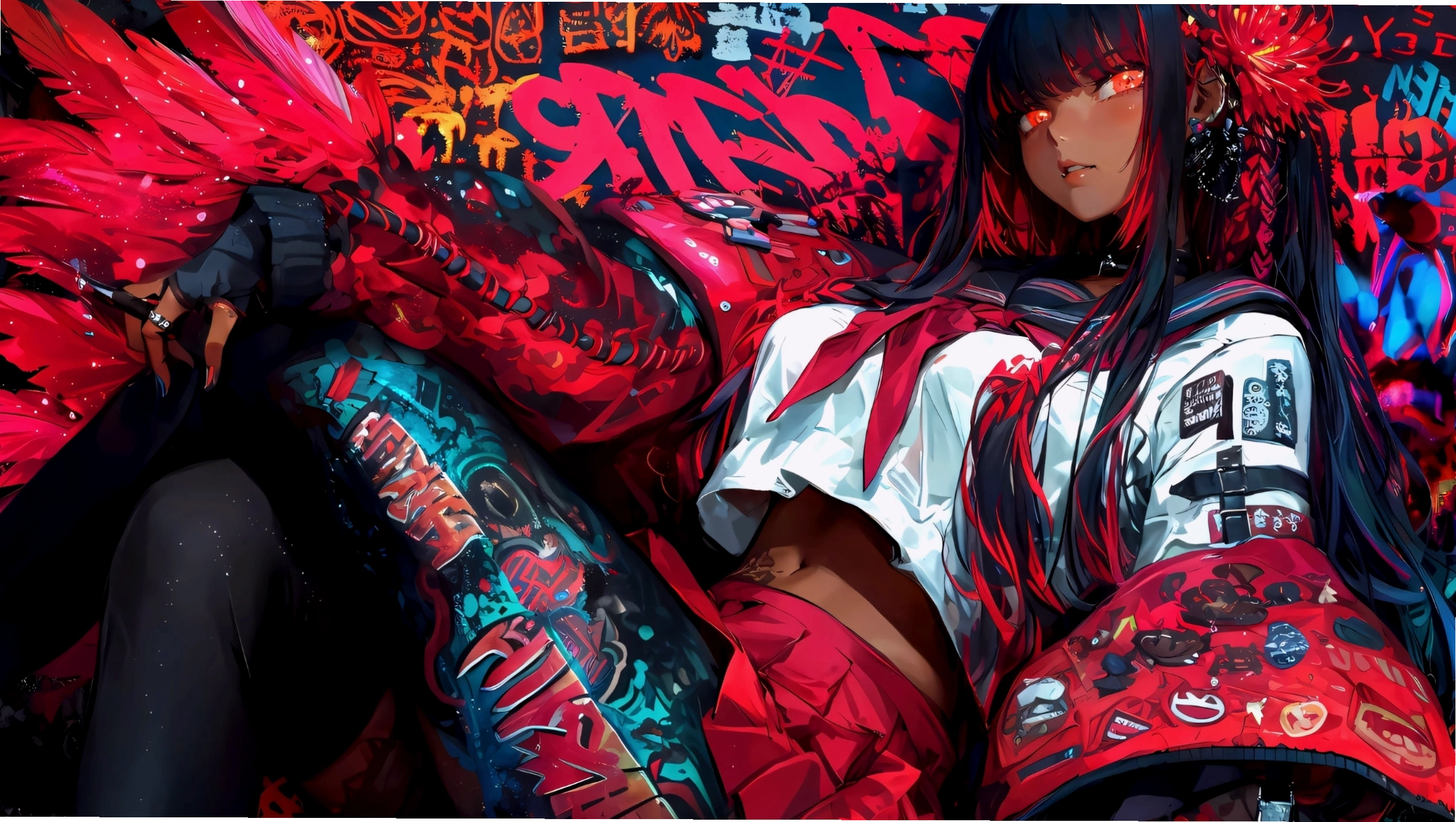 Avatar nam phong cách anime đơn giản, thể hiện nét ngầu