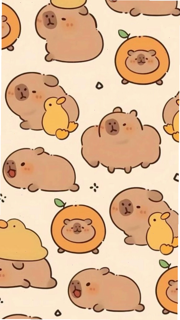 Avatar vô tri cute với đàn Capybara và vịt vàng
