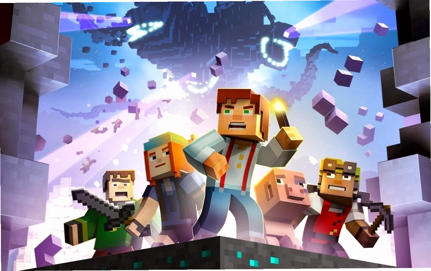 Biệt đội anh hùng Minecraft Dungeons sẵn sàng chiến đấu