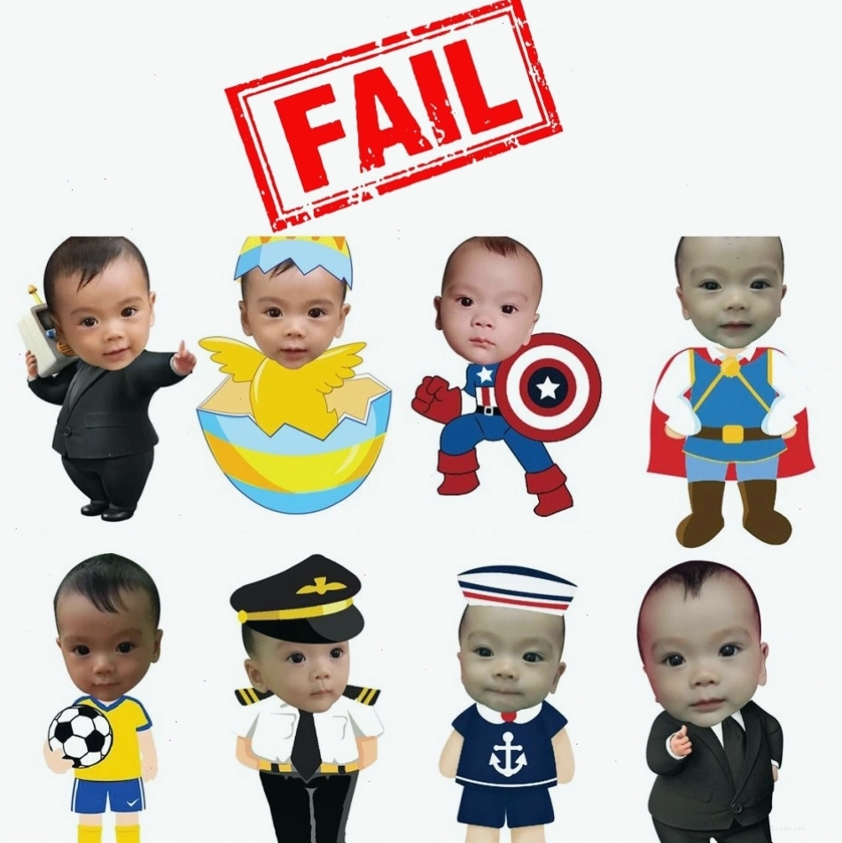 Các bước chỉnh sửa ảnh em bé chibi để thêm phần sinh động