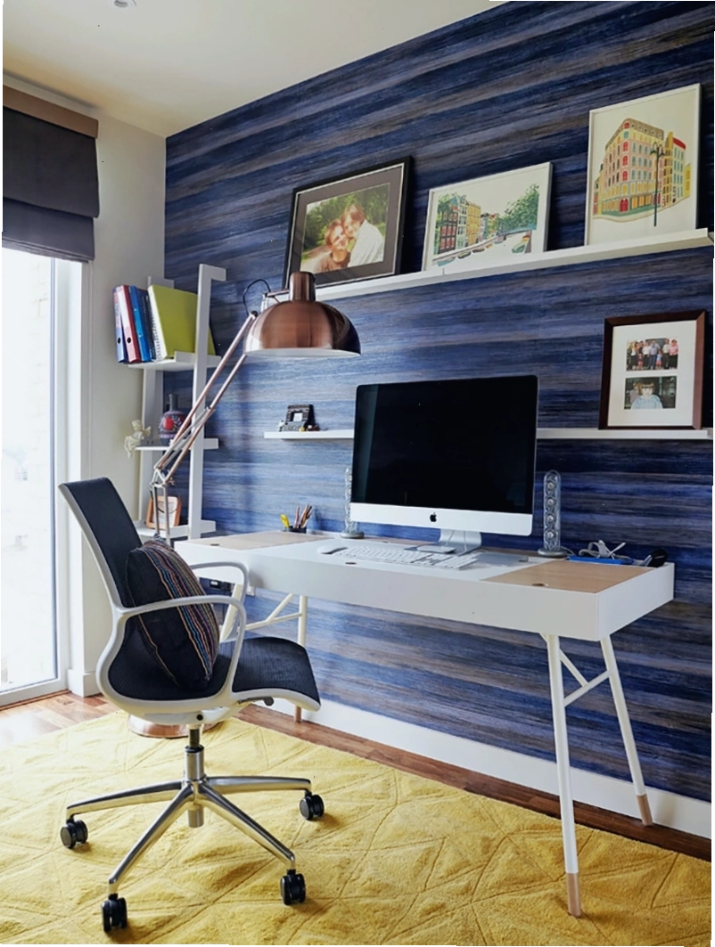 Cách trang trí góc học tập ấn tượng bằng kệ gắn tường