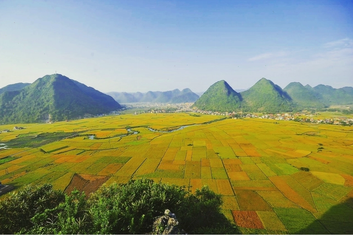Cảnh quan độc đáo của vùng đất hình thành các thung lũng