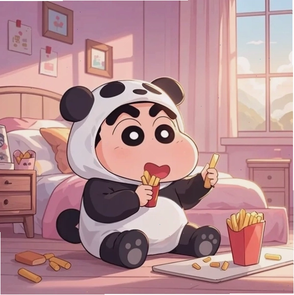Cặp avatar Shin cậu bé bút chì dễ thương cho đôi bạn