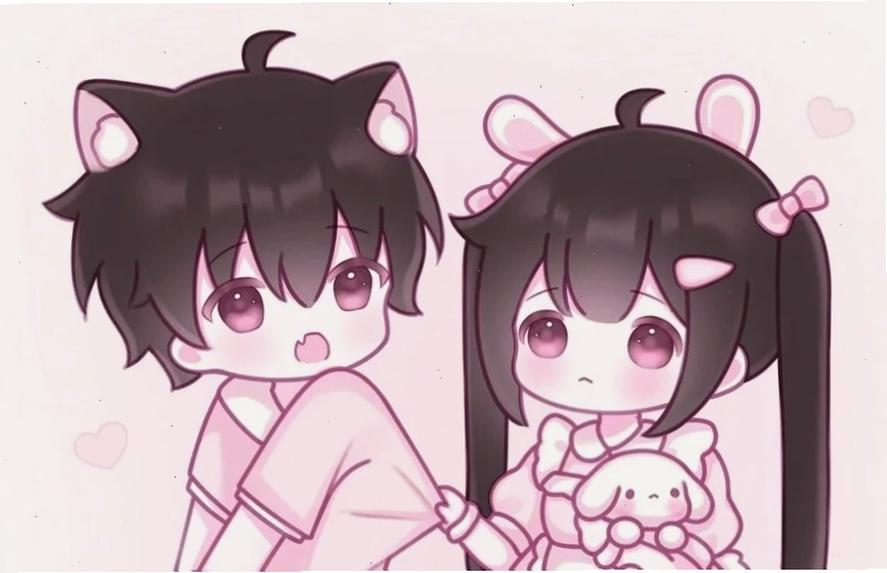 Cặp đôi bạn thân avatar chibi nam ngầu và đáng yêu