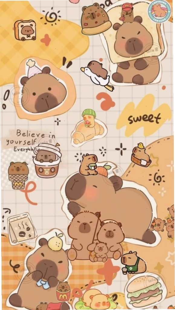 Cặp đôi Capybara vô tri trong không khí buổi sáng