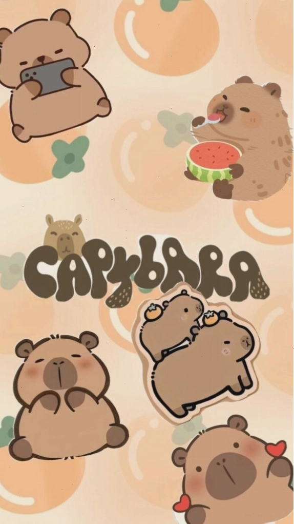 Capybara lạc giữa vườn cam với vẻ mặt ngơ ngác, thích hợp làm ảnh avatar hài hước cho người thích sự đơn giản