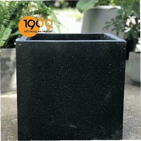Chậu đá mài vuông cỡ lớn phù hợp trồng cây cảnh trong nhà