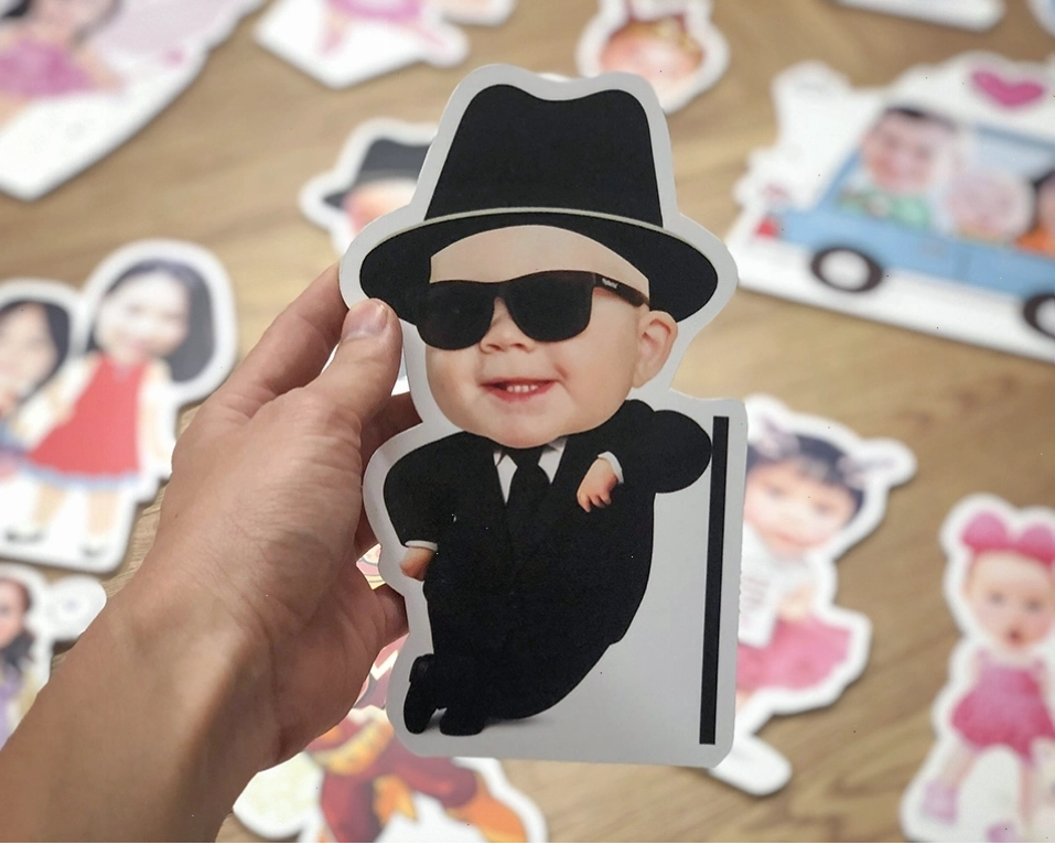 Chibi baby boss mặc áo dài