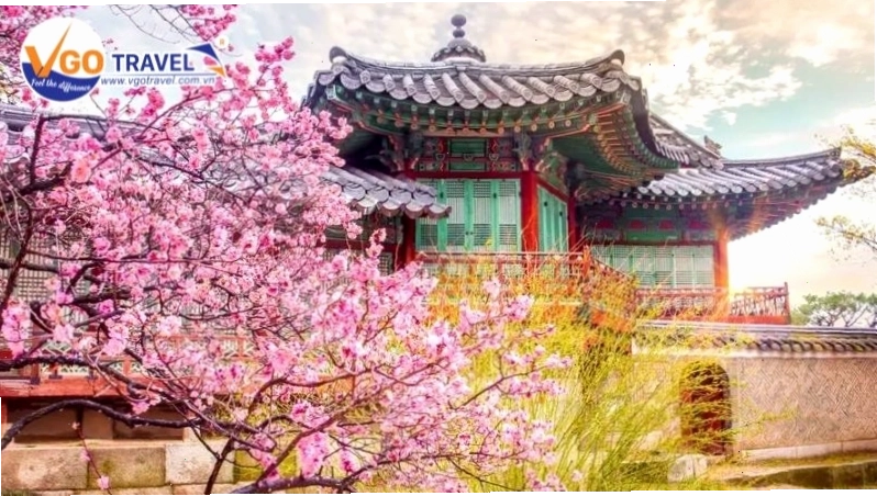 Cung điện Changdeokgung mùa xuân