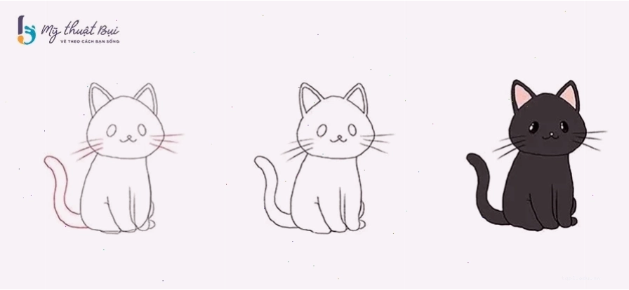 Đi nét và tô màu cho nhân vật chibi đáng yêu