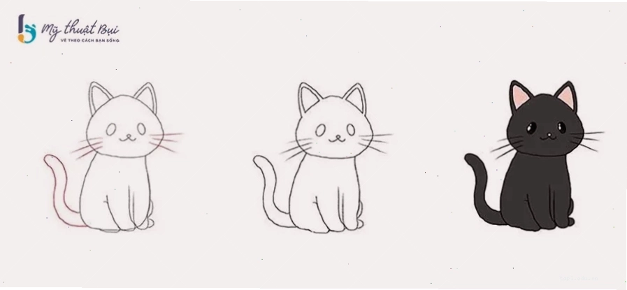 Đi nét và tô màu nhân vật chibi