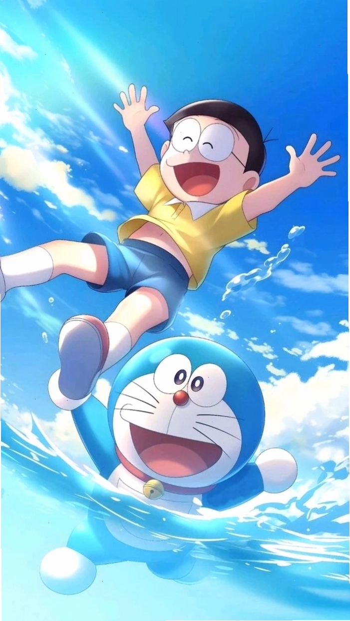 Doraemon và Nobita cute chibi
