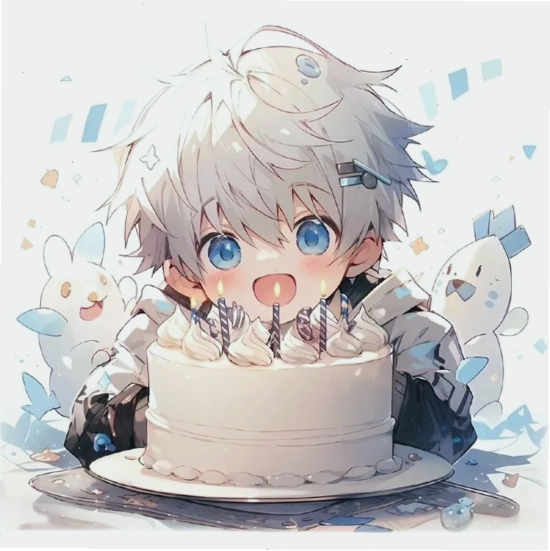 Gojo Satoru chibi phiên bản anime