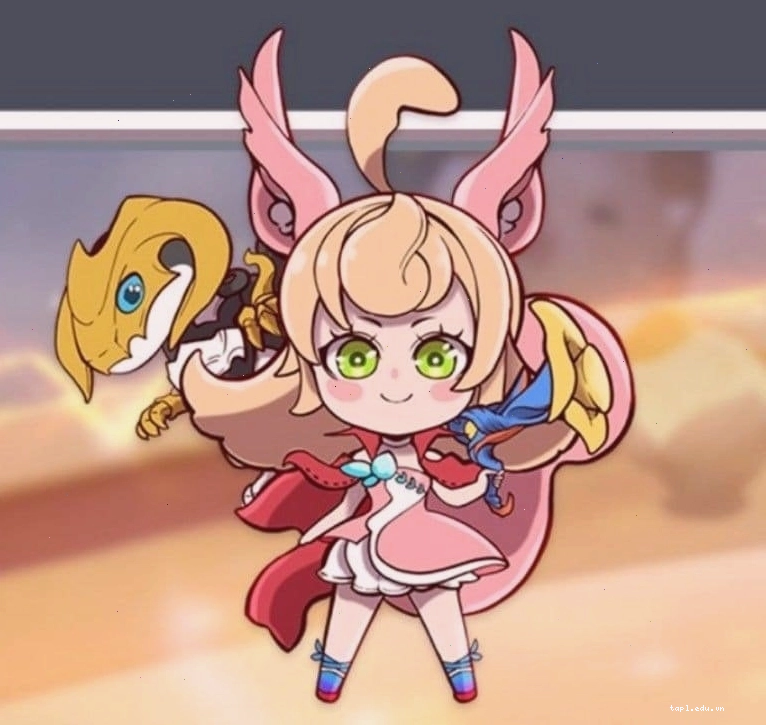 Hình ảnh Aya chibi dễ thương trong trang phục thường ngày