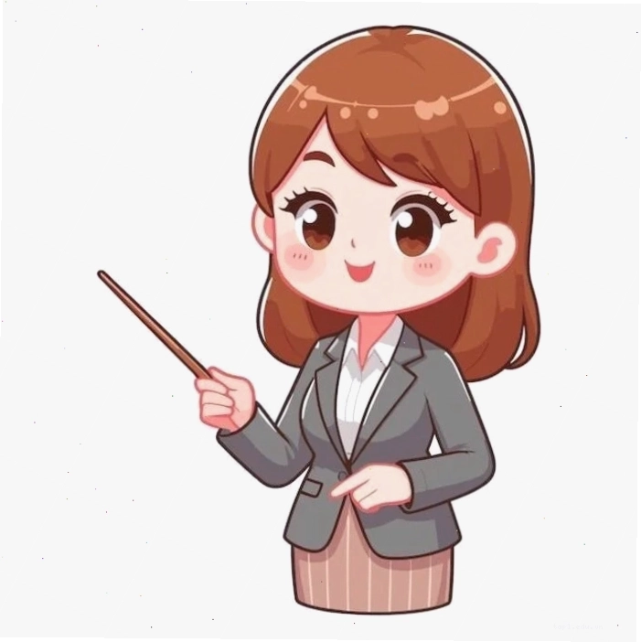 Hình ảnh chibi cô giáo đầy biểu cảm