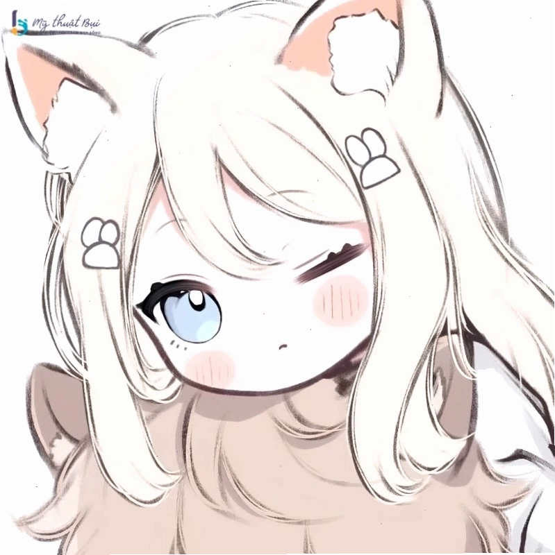 Hình ảnh chibi nữ dễ thương đang vui chơi