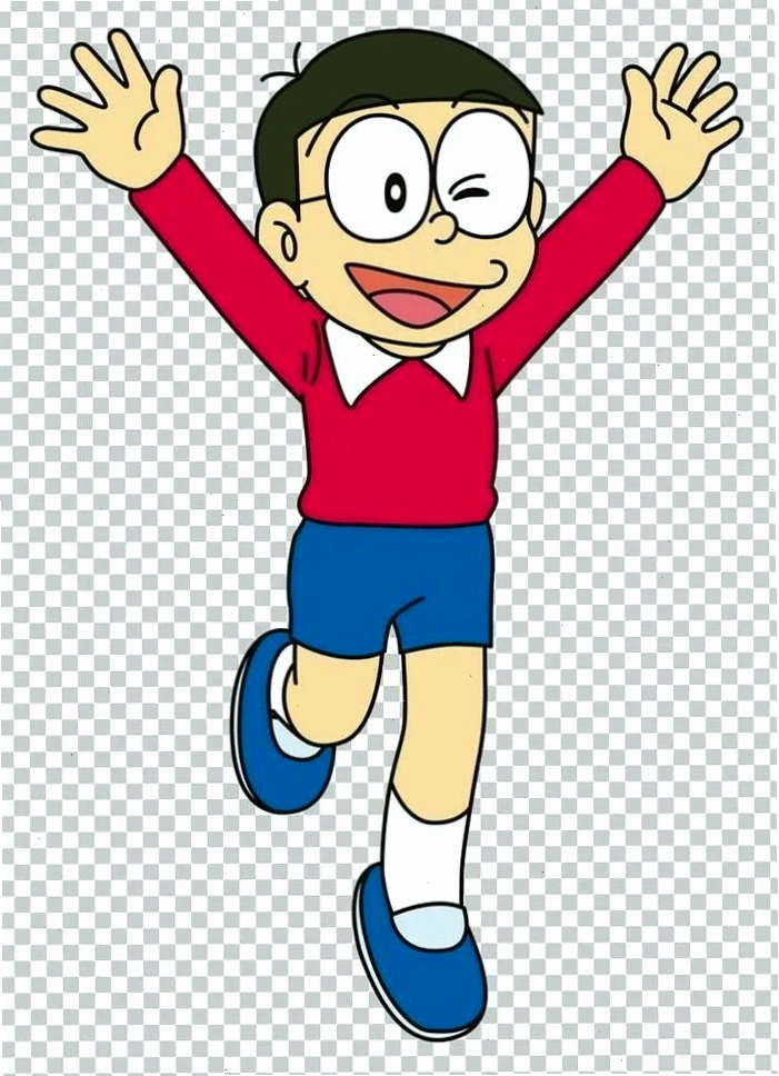 Hình ảnh Nobita dễ thương với nét vẽ chibi