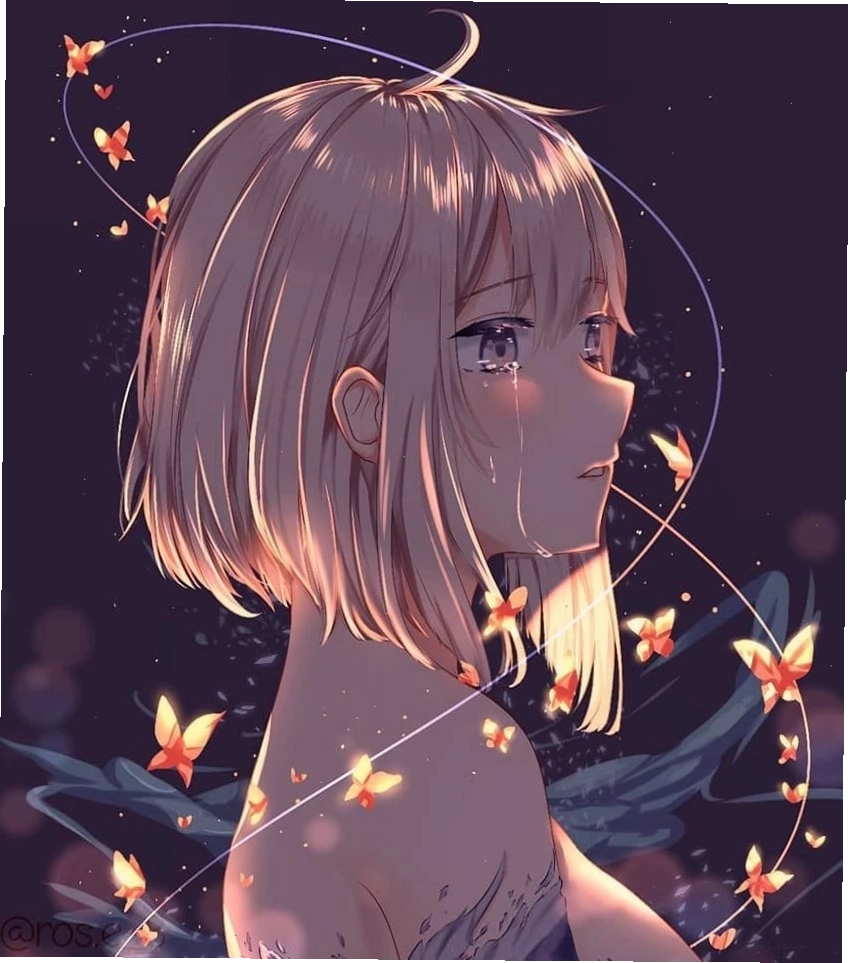 Hình avatar anime nam ngầu với ánh mắt sắc lạnh