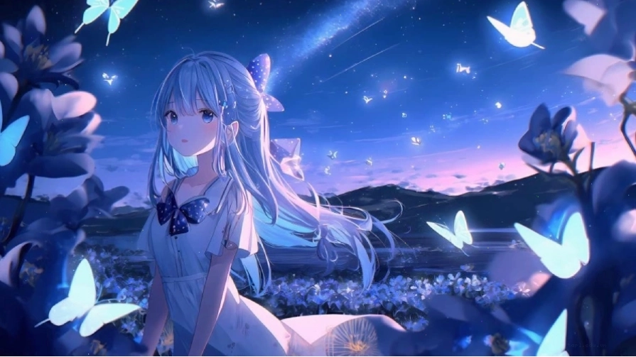 Hình nền anime dễ thương dành cho máy tính
